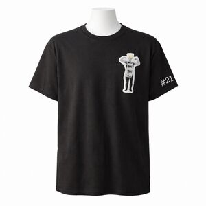 Forever 21 Black Graphic Short Sleeve Tee